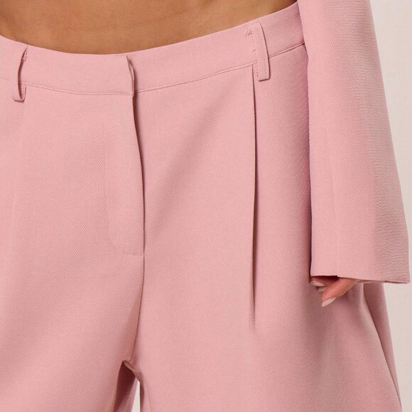 Pink Women's Tailored Low Waist Casual Shorts - Picture 5 of 5